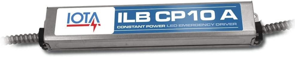 IOTA ILB CP10 HE A M5 Constant Power Emergency LED Driver for Class 2 Luminaires, 10 Watts, Silver