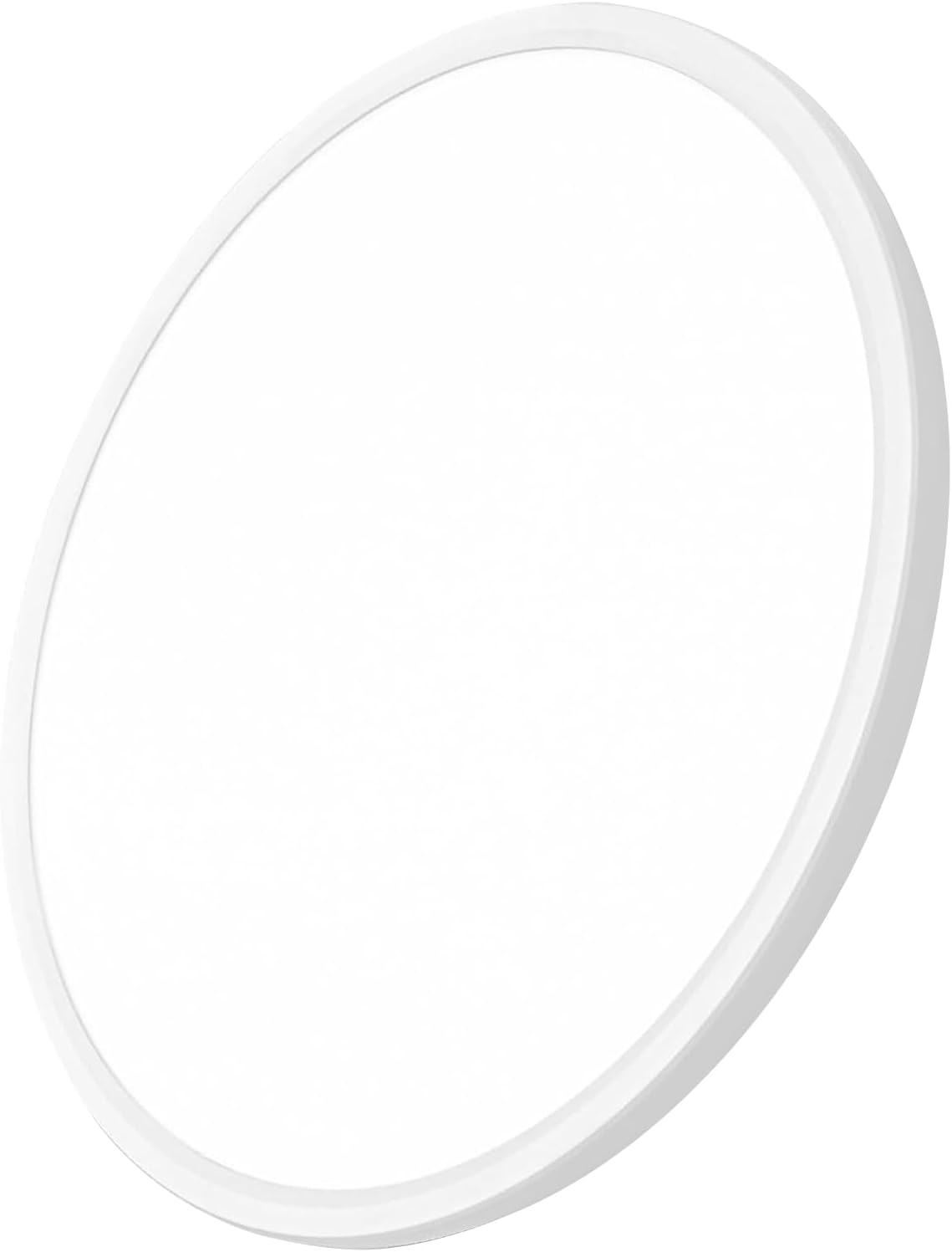 20 Inch Large LED Flush Mount Ceiling Light, 40W,4350LM, 3000K\/4000K\/6000K CCT Selectable,White Round Flat Panel Light Low Profile Ceiling Light Fitures for Hallway, Kitchen, Bedroom, Laundry Room