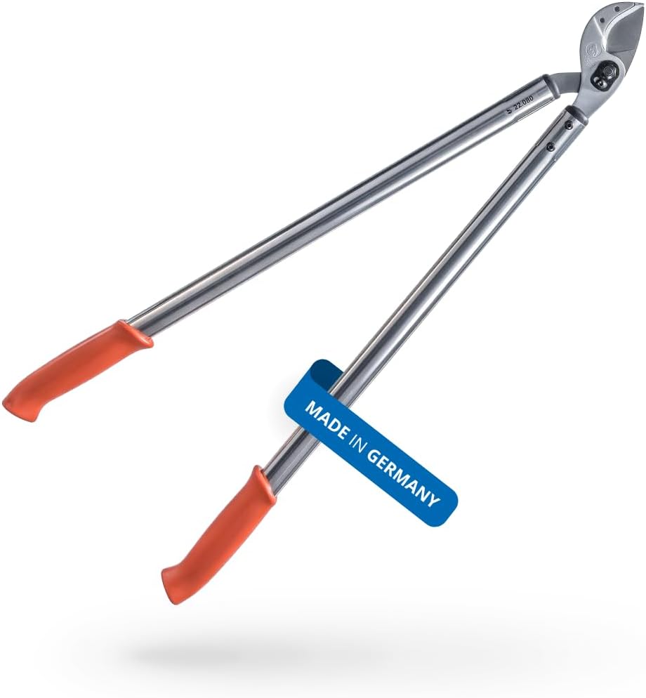 Original LÖWE Professional Anvil Lopper Garden Tools 22.080 | Use as Pruners, Garden Shears, Pruning Shears for Gardening | For cutting branches, twigs, trees & shrubs | 31.5 inches | Made in Germany
