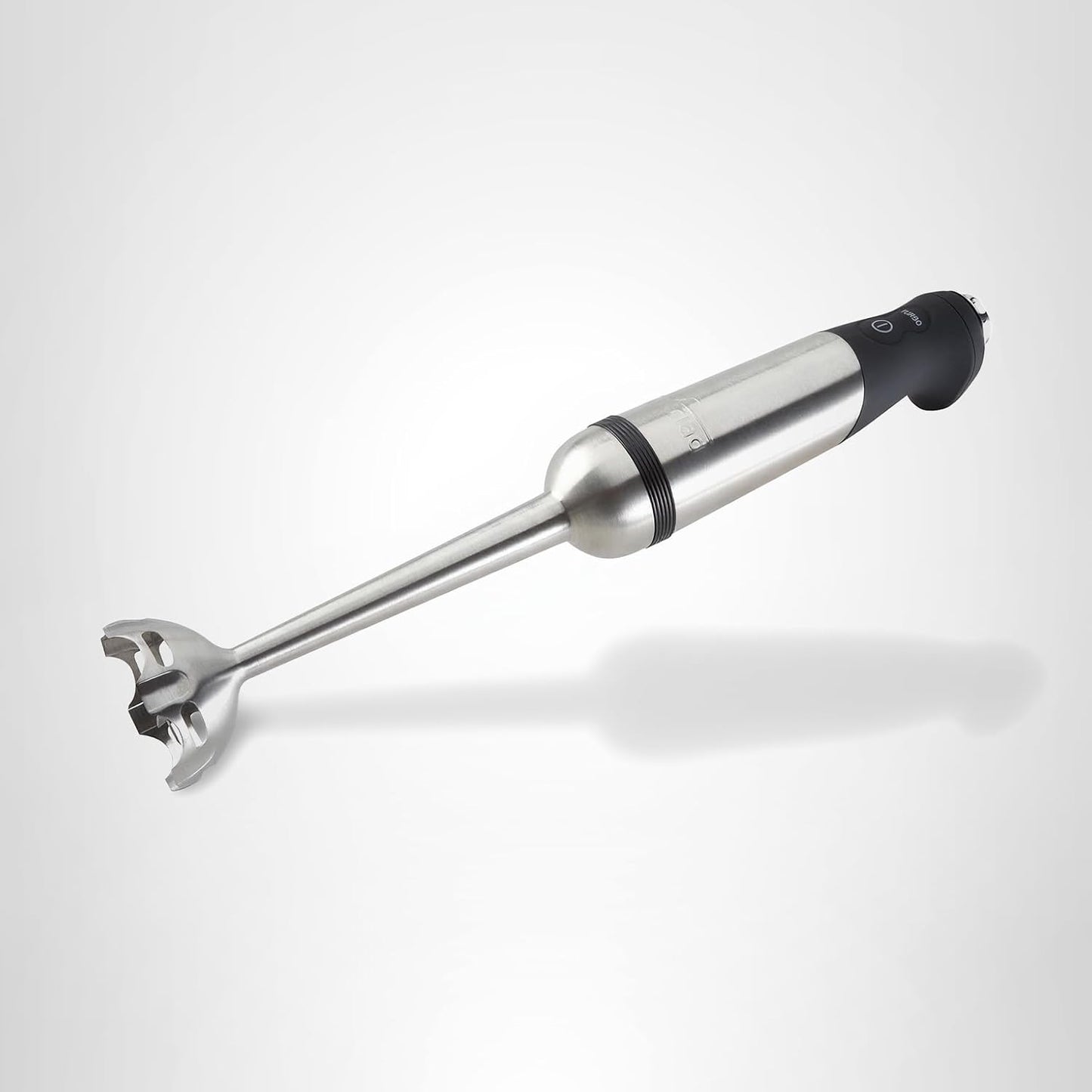 All-Clad Electrics Stainless Steel Immersion Blender 2 Piece Turbo Function 600 Watts Detachable, Variable Speed Control, Hand Blander, 9-1\/4-inch