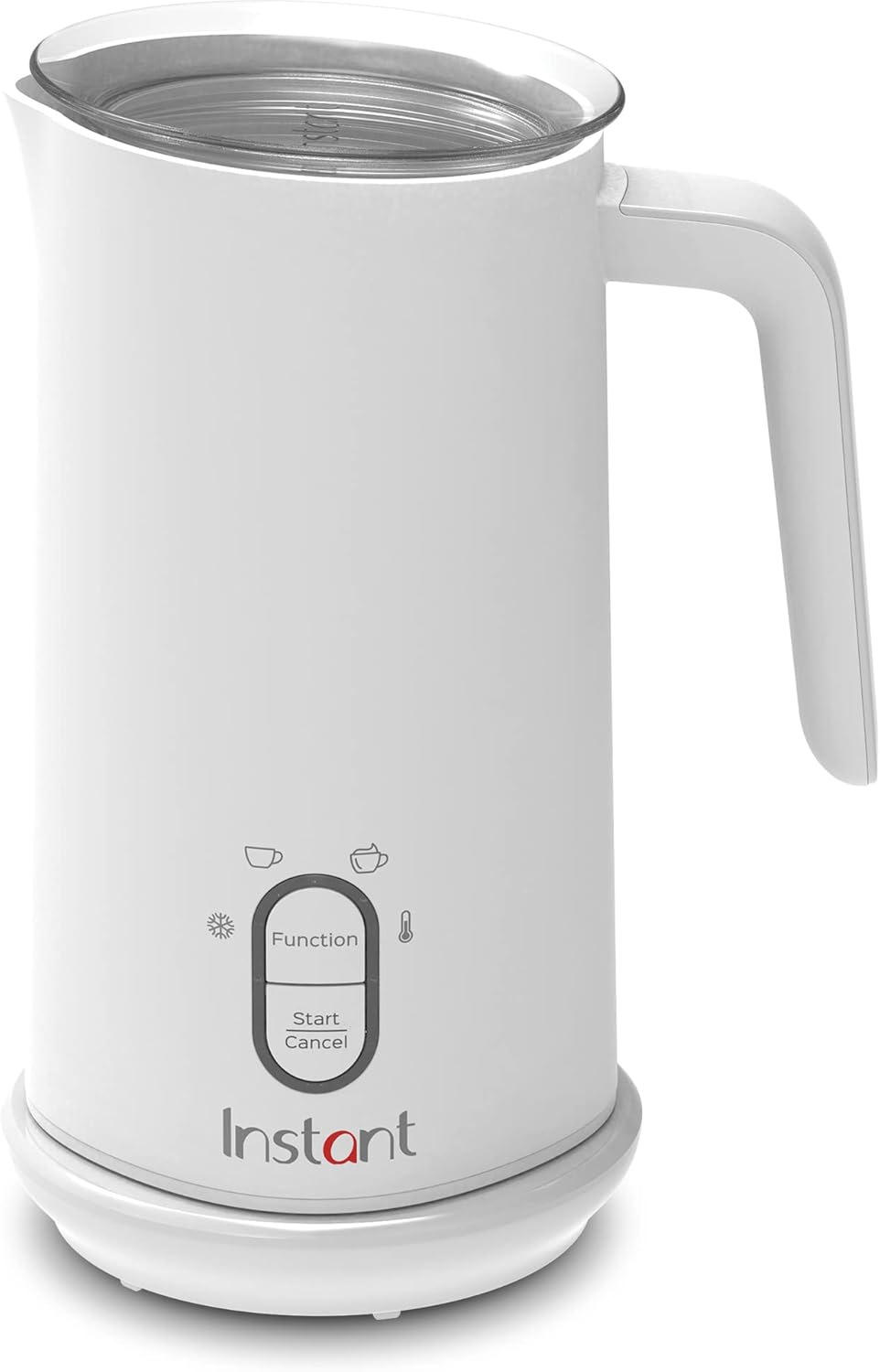 Instant Pot Instant Milk Frother, 4-in-1 Electric Milk Steamer, 10oz\/295ml Automatic Hot and Cold Foam Maker and Milk Warmer for Latte, Cappuccinos, Macchiato, From the Makers of Instant 500W, White