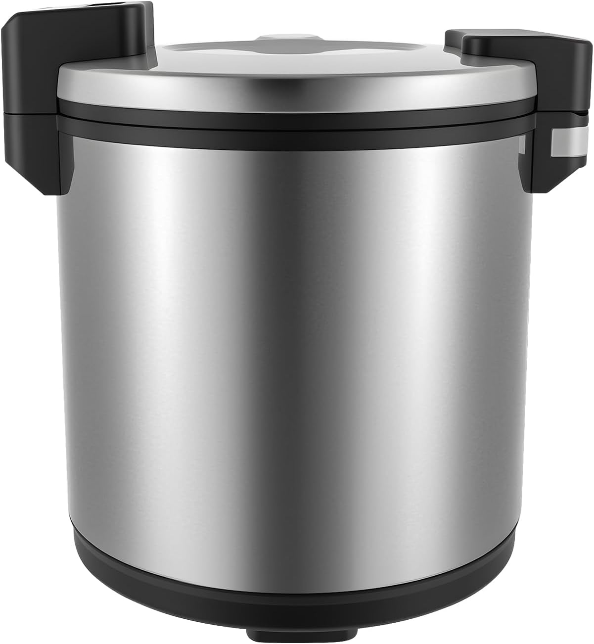 Electric Rice Warmer, 23L\/6Gal Commercial Stainless Steel Electric Food Warmer with Rice Spoon & Cover Heavy Duty Rice Warmer 100 Cups Adjustable Warm Function Only (Silver)