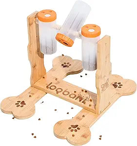 LOOBANI Dog Puzzle Toys Wooden - Interactive Toys for Boredom, IQ Training and Mental Brain Stimulation, Treat Dispensing and Entertainment Toys/Food Slow Feeder for Small to Large Dogs