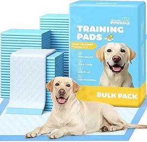 100-Pack X-Large Puppy Pads - 34'' x 28'' Pee Pads for Dogs Potty Training with Leak-Proof Quick-Dry Design, 6-Layer Wee Wee Pads for Dogs, Blue
