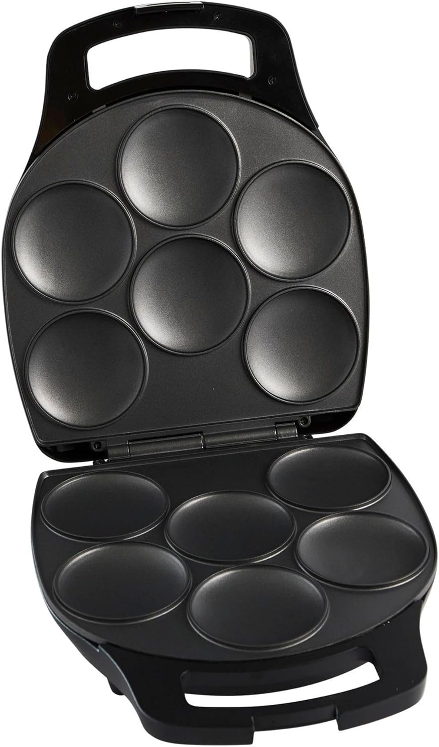 IMUSA 6 Slot Electric Arepa Maker with Temperature Control, Matte Black