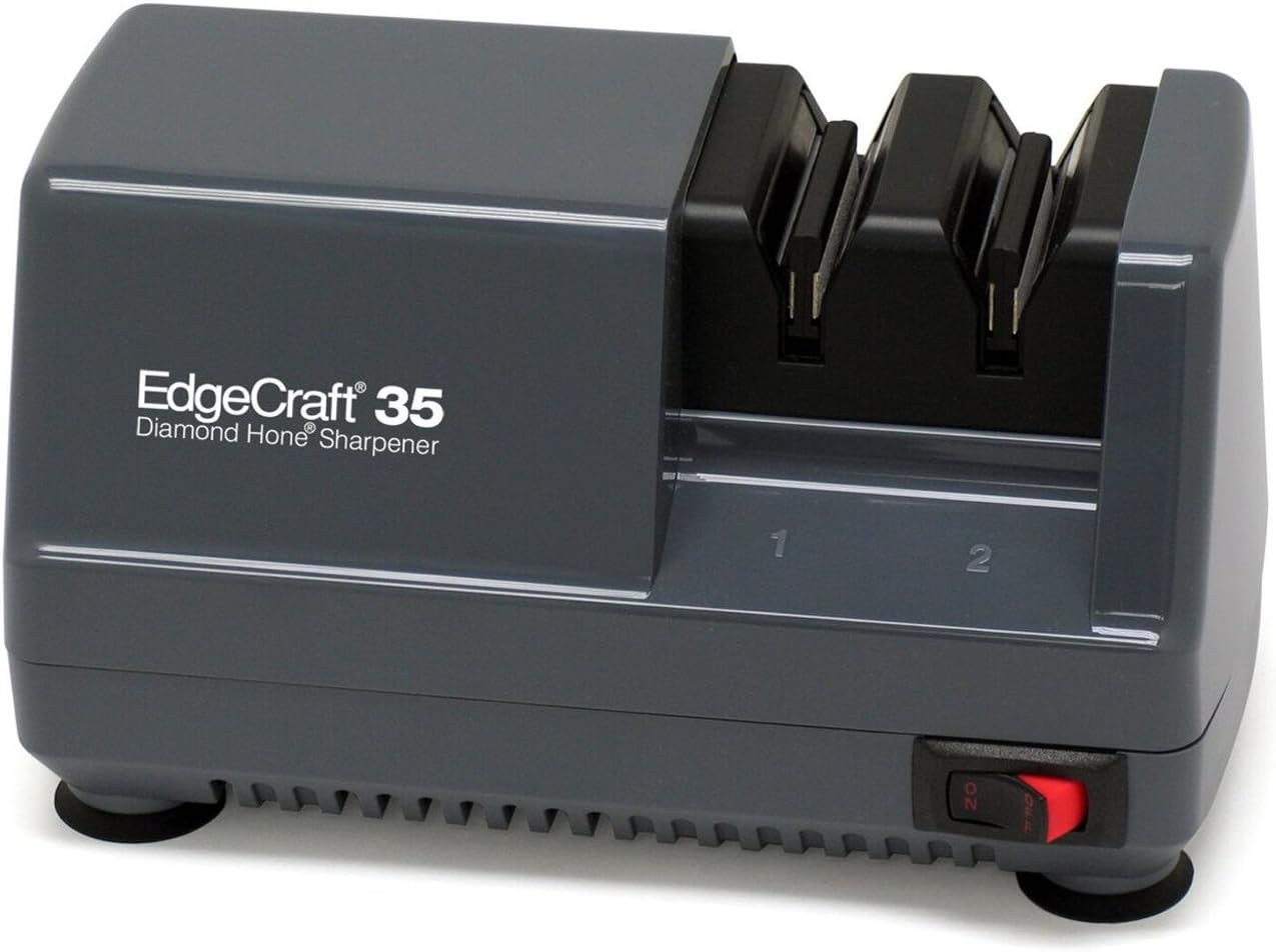 Chef'sChoice EdgeCraft Sportsman Diamond Hone Electric Knife Sharpener #35- Gray