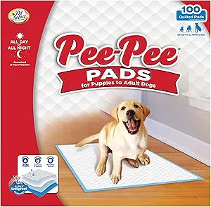 Four Paws Pet Select Pee Pee Pads for Dogs and Puppies 100 Count Standard: 22" x 22"