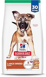 Hill's Science Diet Large Breed Puppy Food, DHA to Support Healthy Development, Lamb & Brown Rice Dry Dog Food, 30 lb. Bag