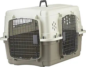 Pet Lodge® Two Door Dog Crate | Designed for Air Transport | Dog Kennel | Easy to Clean Pet Crate | for Pets Up to 30lbs | Small