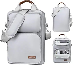 13.3-14 Inch Laptop Sleeve Bag, Laptop Bag for 14'' MacBook Pro M4 2024,14'' MacBook Pro M3&M2&M1 2023/2021, 13.6/13'' New MacBook Air M3/M2 2024/2022,Tab S8 Ultra 14.6",with Shoulder Strap(Silver)