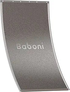 Baboni Replacement Flap for Baboni Metal Dog Doors Including Screws,Brown Magnetic Strip,X-Large (23 19/32 in x 13 19/64 in)