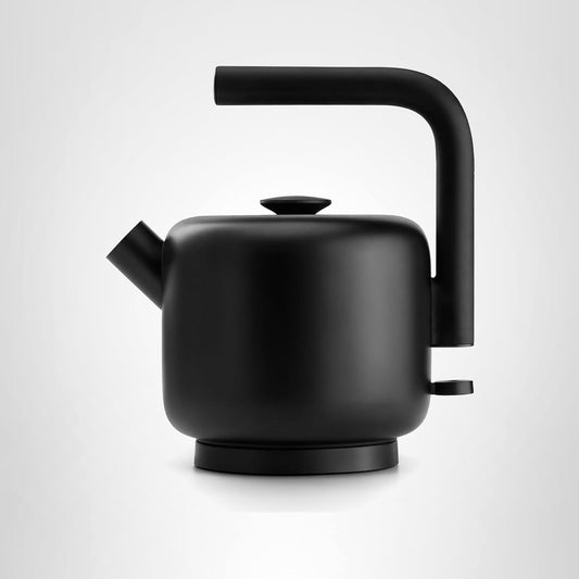 Fellow Electric Clyde Kettle - 1.5 Liter Capacity - Modern Twist On Stovetop Design, All-Purpose, Stainless Steel - Warm Water for Ramen, Oatmeal, Tea, Coffee & more - Large Capacity