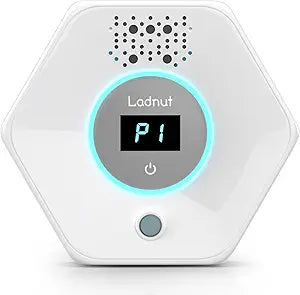 Cat Litter Odor Deodorizer - Ozone & Negative Ion Cat Odor Eliminator with Sensor Monitor, Safe Air Purifier for Pets,Odor Remover for Multi-Purpose Use