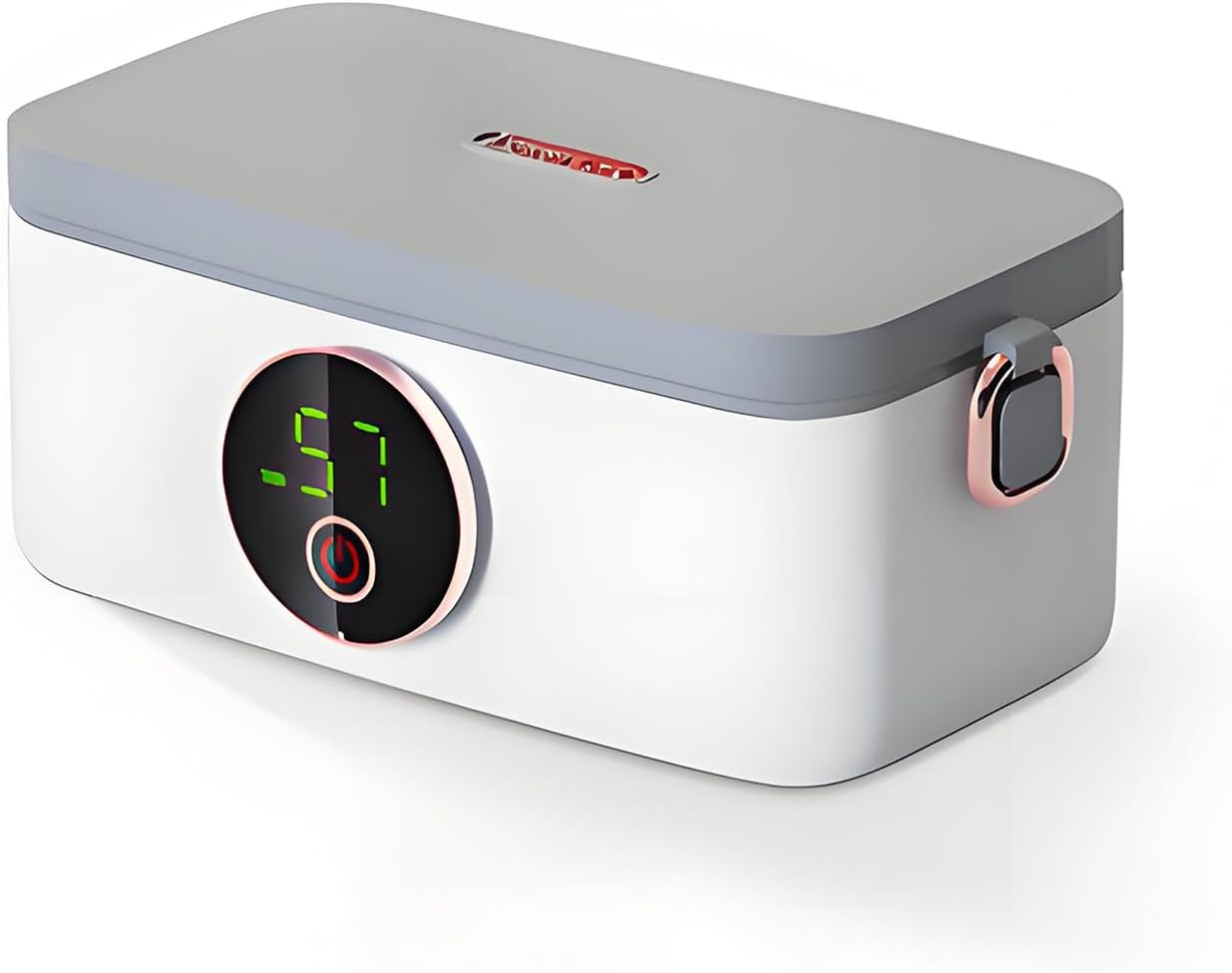 Vikye Heated Electric Lunch Box, 1L Portable, Battery Powered, Adjustable Heating Time