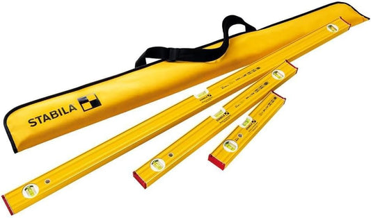 Stabila Pro Set 80 AS Spirit Levels with Carrying Case