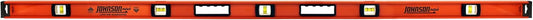 Johnson Level & Tool 1253-7200 Heavy Duty I-Beam Aluminum, 72", Orange, 1 Level