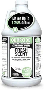 Odorcide Odor Eliminator Concentrate: Odor Eliminator for Strong Odor on Carpets, Hardwood & More - Smoke, Sweat & Pet Odor Eliminator for Home w/Non-Enzymatic Formula, 64 oz