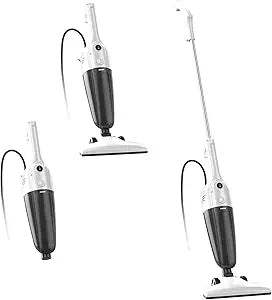 Stick Vacuum Cleaner, Corded 2-in-1 Lightweight Vacuum with Powerful Suction, Washable HEPA Filter, Handheld & Upright for Pet Hair, Carpet, Hardwood Floor & Home Cleaning â€“ White MC607C