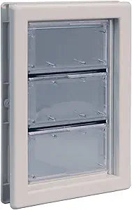 Ideal Pet Products Air Seal Pet Door with Telescoping Frame, Medium, 6-5/8" x 11-1/4" Flap Size