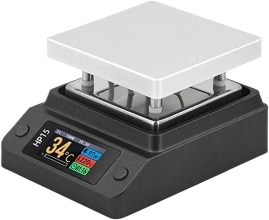 Mini Hot Plate SMD Preheater Preheating Rework Station PCB Board Soldering Desoldering Heating Plate Repair Tool(100W US SET)