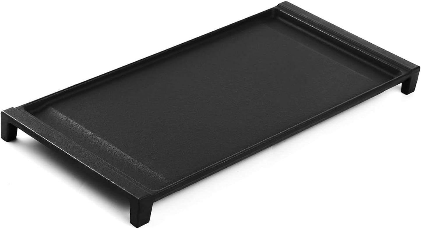 Upgraded WB31X24738 Griddle Replacement Parts for GE Stove Parts WB31X49806 Cast Iron Center Griddle Plate WB31X24998 19.5" x 9" General Electric Gas Range Burner Griddle GE Cooktop Flat Top Pan