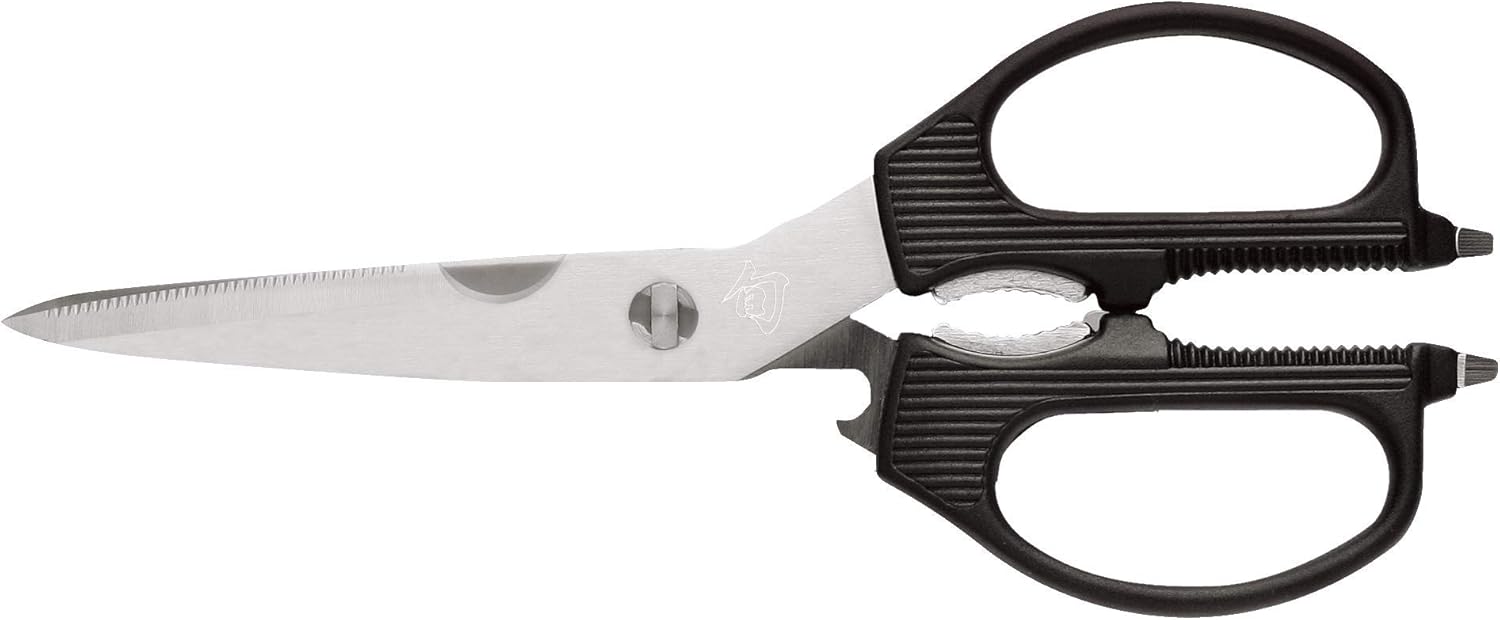 Shun Multi Purpose Kitchen Shears, Heavy Duty Cooking Scissors, Durable 420J2 Stainless Steel, Detachable Blades for Easy Cleaning, Kitchen Shears for Professional and Home Chefs