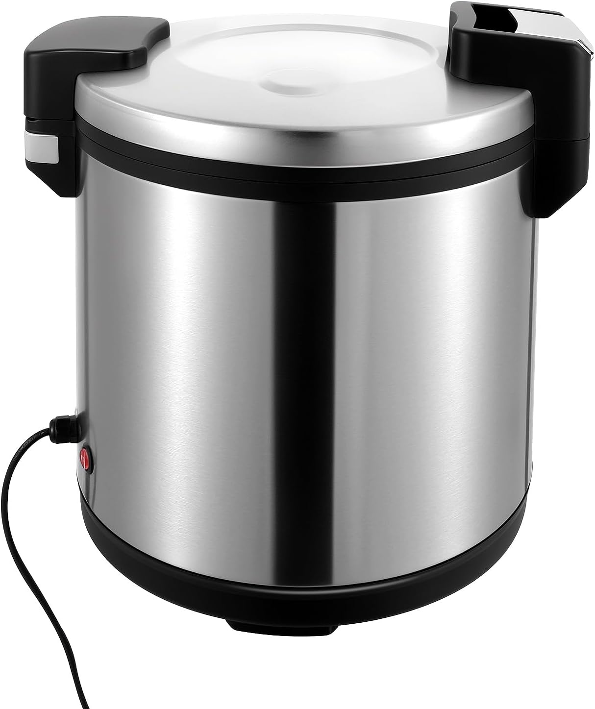 20Qt Commercial Electric Rice Warmer, Large Capacity Food Warmer Non-Stick Inner Pot, Stainless Steel Insulated Buffet Server with 2 Temp Settings & Rice Scoop for Restaurant, Banquets