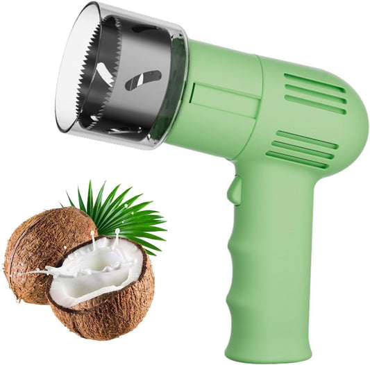 Electric Coconut Opener Tool, Stainless Steel Mature Coconuts Open Tool, Coconut Hole Opener Labor Saving Easy to Opener, Coconut Punching Tool for Fruit Shops Supermarkets