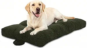 Washable Dog Couch Bed, Pet Sofa with Removable Cushion & Non-Slip Bottom, Orthopedic Plush Furniture for Medium/Large Dogs,Cat & Dog Loveseat.(Green)