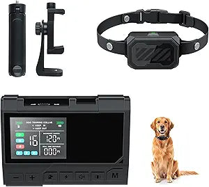 AOZOOM 3-in-1 Wireless Dog Fence System-Training, Safe Zone & Blocker Modes,Waterproof Dog Collar, Dog Electric Fence Wide Remote Range Indoor Outdoor