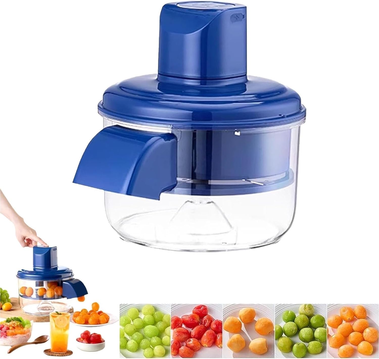 Automatic Fruit Garlic Peeler Machine, Electric Grape Peeler Machine for Small Fruits, Tomato, Cherry - Pelador de Ajos Electrico, Rechargeable Automatic for Home Kitchen