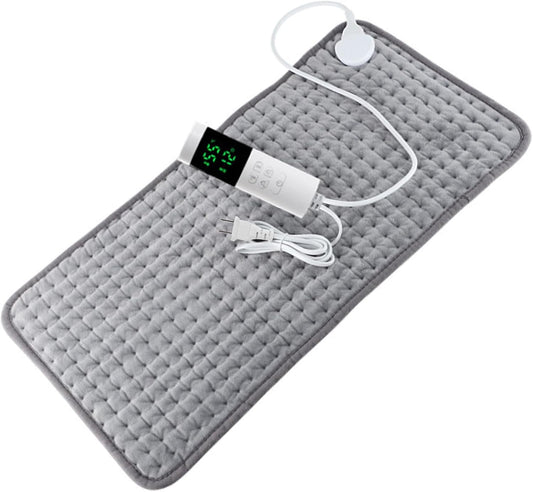 15.7 x 31.5in Heating Pad Small Multifunctional Electric Heated Blanket Digital Display 12 Level Timing