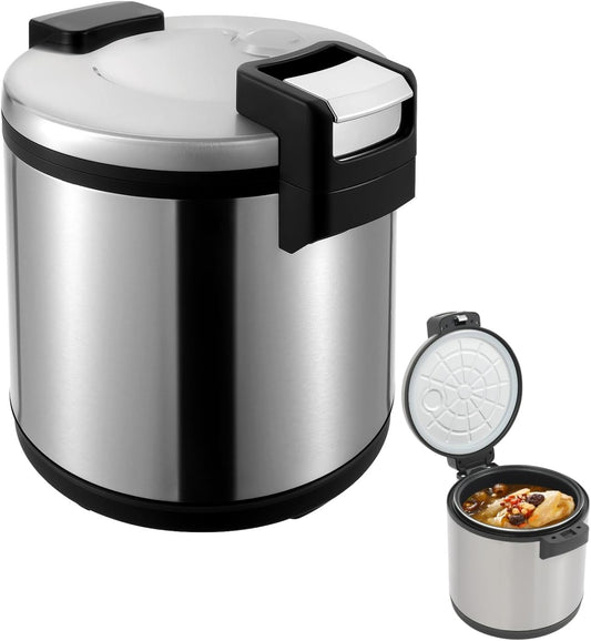 120 Cup Commercial Rice Warmer Electric Non-Stick Pot Adjustable Temperature Soup Warmers Sushi Rice Warmer for Restaurant Party Family, Warm Function Only, NOT Cooker (Type A, 20QT)