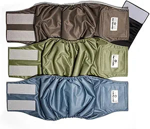 Pet ParentsÂ® Washable Belly Bands for Male Dogs (3pack) + ExtendrsÂ® of Durable Dog Diapers Male, Premium Male Dog Diapers & Dog Wraps (X-Large, Koda)