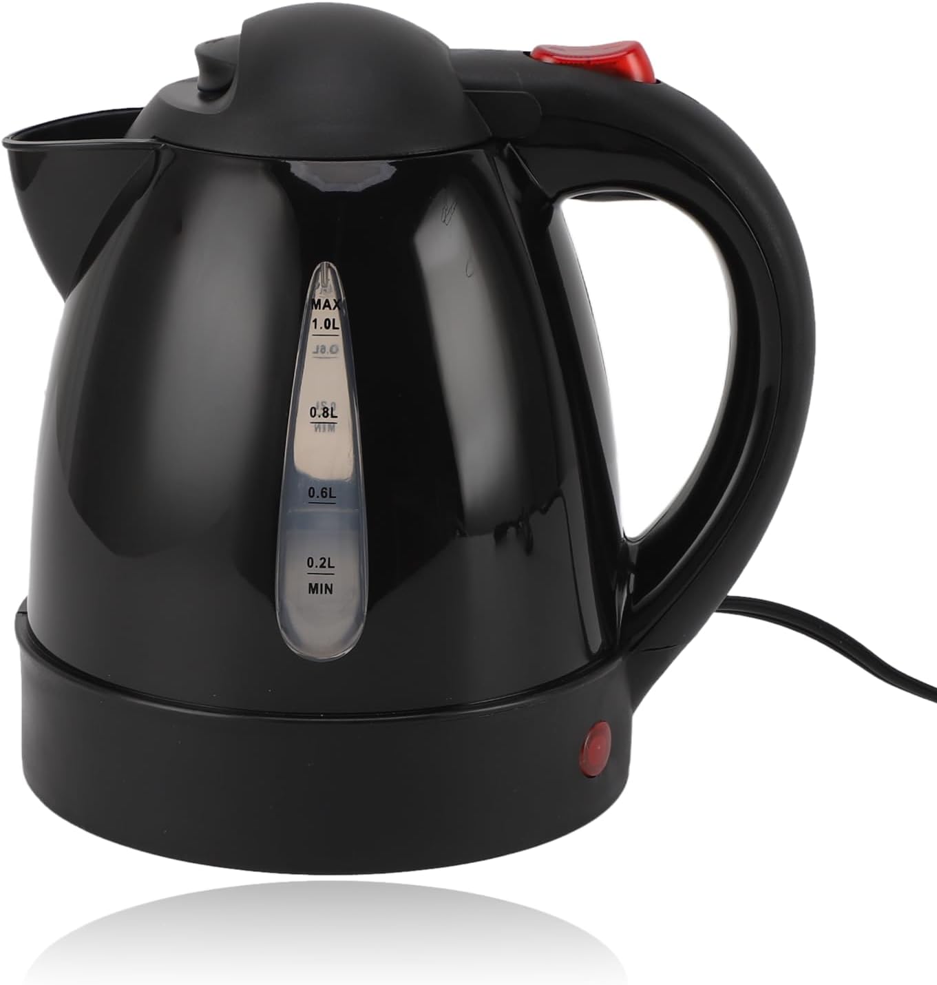 12V Car Electric Travel Kettle, 1L Portable Electric Tea Coffee Kettle for Sedan, Crossover, SUV, Auto Shut Off Electric Kettle