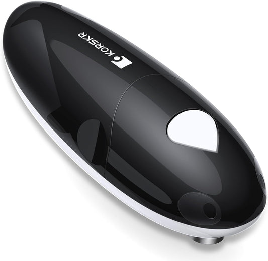 Electric Can Opener, Can Opener for Seniors, Suitable for Any Size Cans, Hands Free, Smooth Edge, Battery Powered, Automatic Can Opener is an Ideal Kitchen Gadget for Women and Left Handed People
