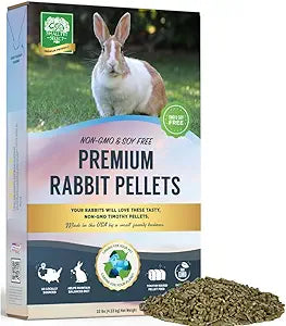 Small Pet Select-Premium Rabbit Pellet Food, Non-GMO, Soy Free. Local Ingredients in Pacific Northwest, 10lb