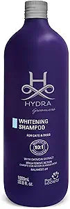 Hydra Professional Whitening Shampoo for Dogs and Cats, Pet Whitening Shampoo for Light-Colored Fur or Hair, Reduces Yellow Color and Stains