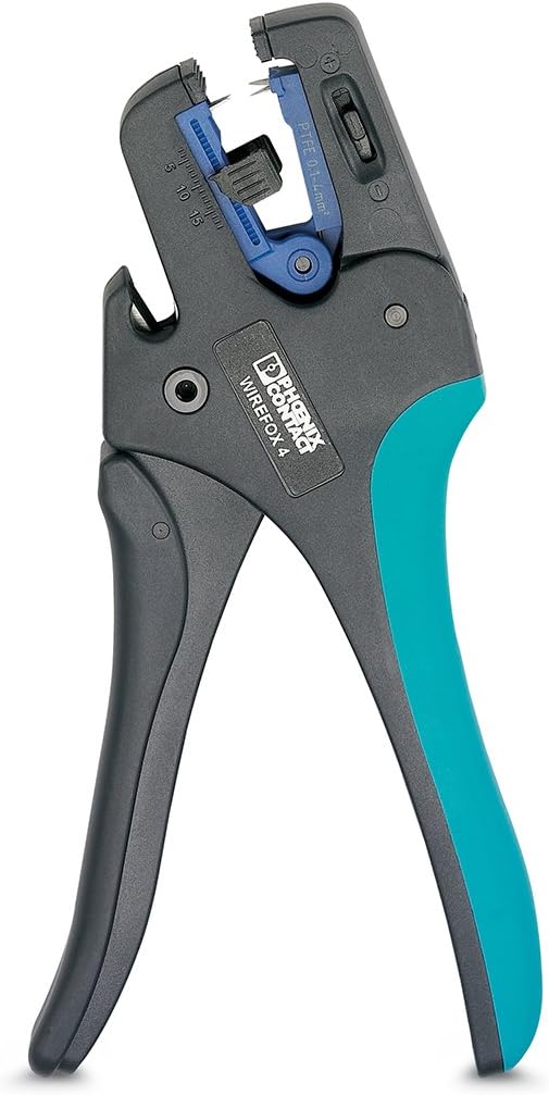PHOENIX CONTACT 1212156 Wire Stripping Tool WIREFOX 4, Black, Green