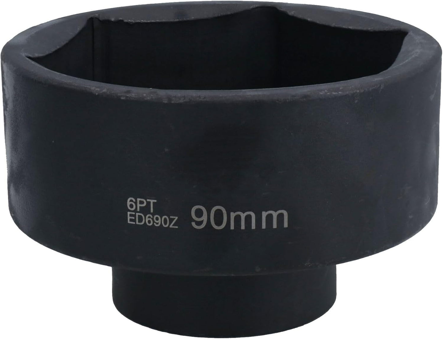 90mm 1in Drive Deep Metric Impact Impacted Socket 6 Sided Point Single Hex