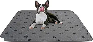 EZwhelp Reusable Quick Dry Pad - Waterproof Pet Pee Pads Washable for Large Dogs - Non-Slip Dog Training Pads, Fast Absorbent - Reusable Potty Pads for Cats and Dogs - 39" x 39" Pack of 2
