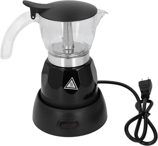 Kitchen Premium Mokas Pot, 150ML Stylish Practical Electric Coffee Maker Pot for Home Kitchen Office Traveling Coffee Shop