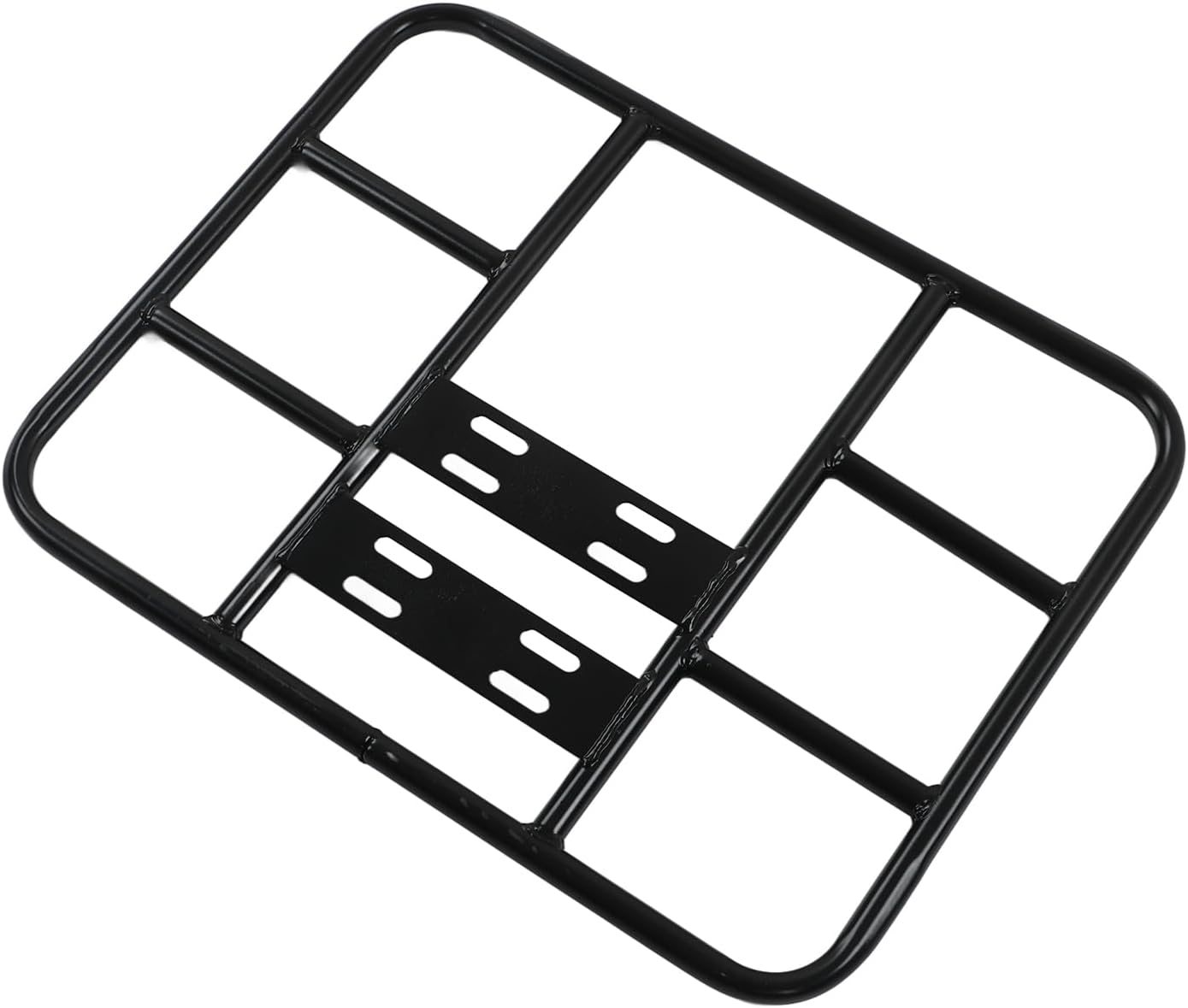 PerGar Electric Bicycle Delivery Food Box Rack, Food Delivery Box Rack Rear Grille 80kg Loading Seamless Steel Tube Universal for Motorcycle Electric Bicycle(Type 2 48/38)