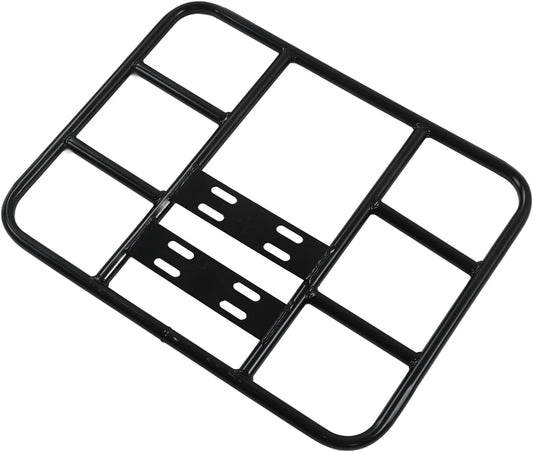 PerGar Electric Bicycle Delivery Food Box Rack, Food Delivery Box Rack Rear Grille 80kg Loading Seamless Steel Tube Universal for Motorcycle Electric Bicycle(Type 2 48/38)