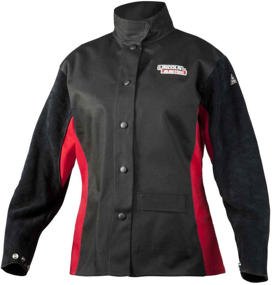 Lincoln Electric womens Jessi Combs WoShadow Welding Jacket, Black\/Red, Medium US