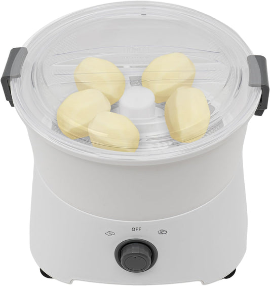 Fast Peeling Commercial Potato Peeler Machine One-touch Drive Automatic 85W Electric Potato Peeling Spinner for 1.76 lbs Potatoes and 0.77lbs Vegetables