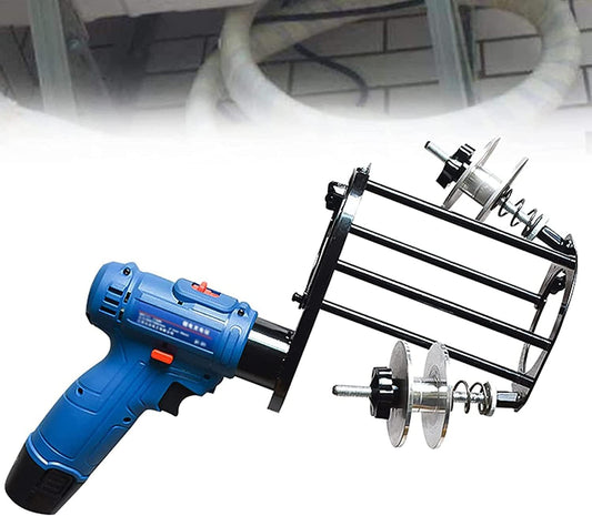 Air Conditioning Tape Winding Machine,Electric Tape Wrapping Machine Air Conditioner 7cm Pipe Cable Tie Winding Tool, Copper Pipe Taping Machine Air Condition Pipe Hand Tools