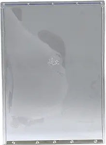 Ideal Pet Products DSPRFSL Designer Series Plastic Replacement Flap Ideal Pet Products Plastic-Aluminum, Clear, Super Large 15'' x 20''