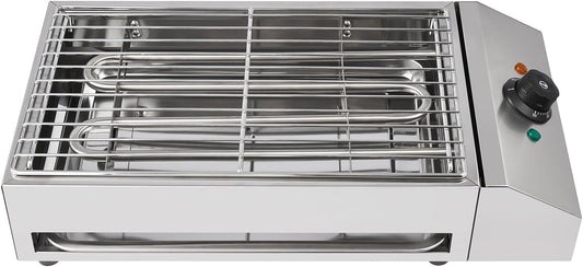 1800W Countertop Electric Griddle Flat Top Grill - Portable Barbecue, Smokeless Indoor, Non-Stick Cooking, Removable Plate BBQ With Temperature Control 110V