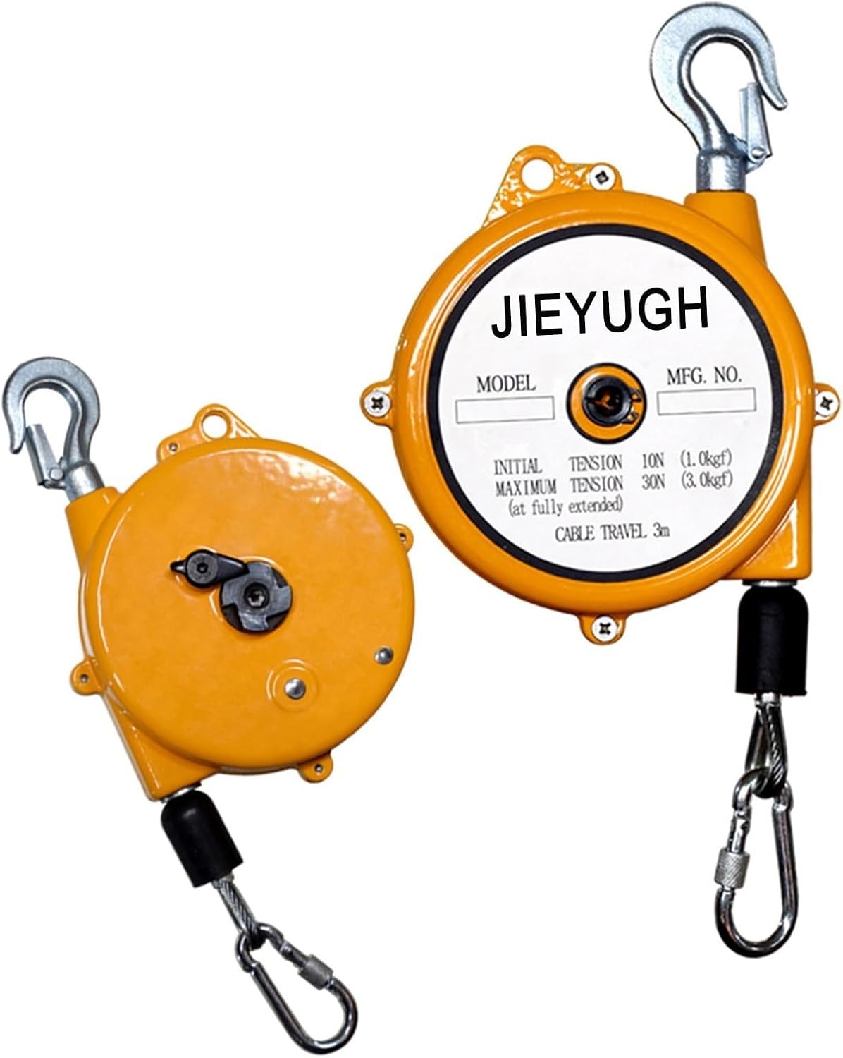 Retractable Spring Balancer ，Self-Locking Ratchet Device with 3-m Wire Rope Hanging Holding Equipment，Workshop and Automotive Equipment, Multifunctional Auxiliary Tools(ZW 9-15)